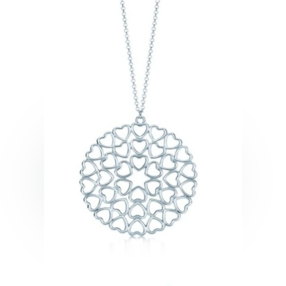 Tiffany & Co. Paloma Picasso Crown of Hearts Necklace in Silver